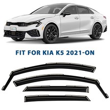 Side Window Deflectors Rain Guards for 2021-2026 Kia K-5 SHATTERPROOF
