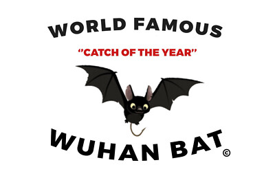 2 Esche Da Pesca Wuhan Bat Fly - Famose In Tutto Il Mondo! Kit Da 2 Pezzi, Spedizione Gratuita Aggiuntiva