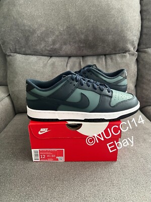 Size 12 - Nike Dunk Low Mineral Slate Armory Navy with Receipt DR9705-300