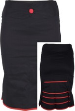 Küstenluder CANDY Pin Up BURLESQUE Ruffle ROCK - Schwarz Rockabilly