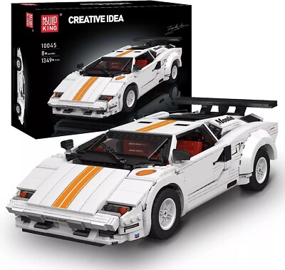Mould King 10045 MOC Creative Car 70er Sportwagen Oldtimer Heckflügel Cabrio
