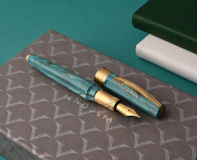 Visconti Mirage Mythos Fountain Pen - Athena GT Medium Nib 100% ORIGINAL