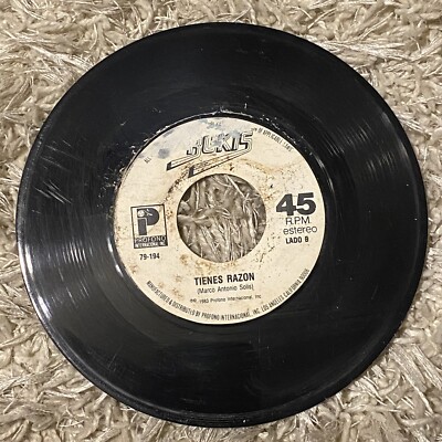 RARE Latin Pop Ballad 45 Los Bukis Necesita De Ti Tienes Razon VG PROFONO