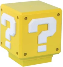 Nintendo Super Mario Bros Mini Question Block Light with Coin Sound Night Light
