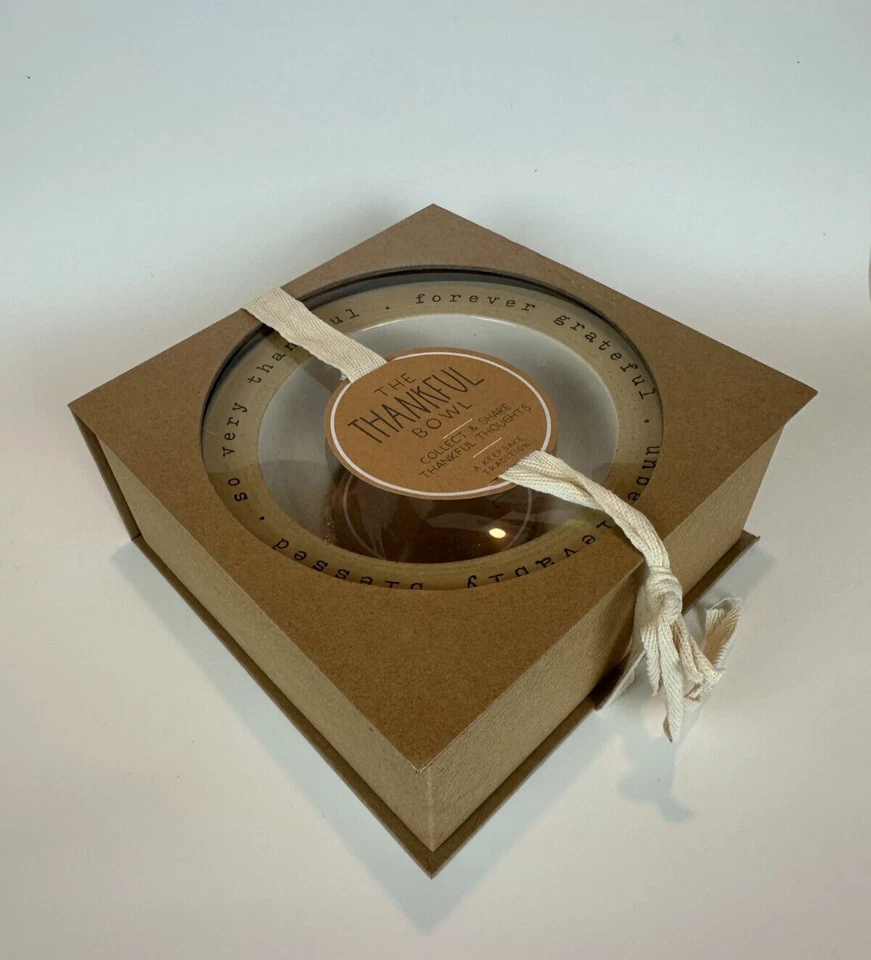 Mud Pie - Thankful Bowl Pottery Set - New In Box - Great Gift Idea!!! - Image 3 of 4