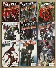 Secret Invasion (2008) Full set 1 - 8 plus Dark Reign 1-shot! Fury! Disney+ Show