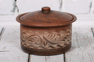 Handgemachte Rote Tontopf Keramik Backform Ton Kochtopf Bio Keramik Ebay