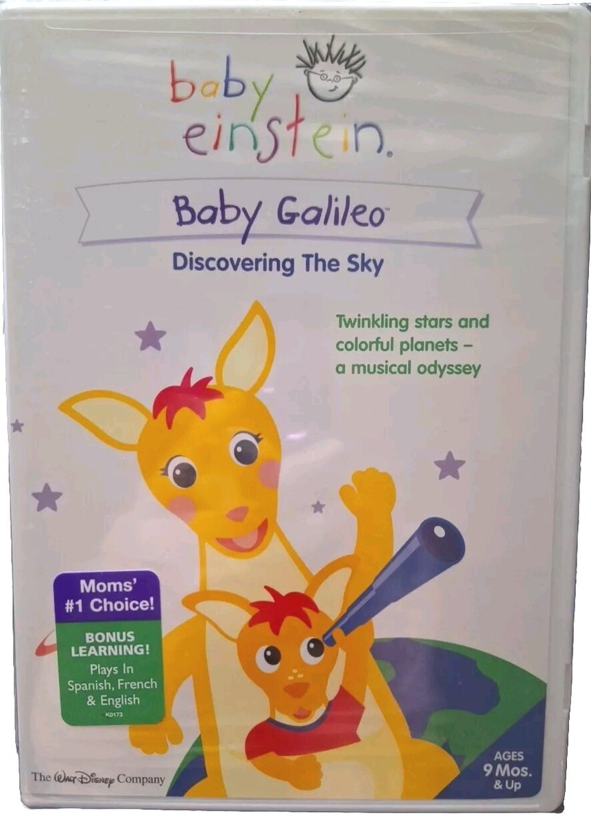 New Walt Disney BABY EINSTEIN Baby Galileo Discovering The Sky DVD