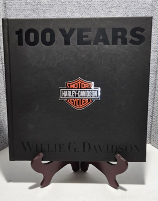 Vtg 100 Years Harley Davidson Motorcycles Book By Willie G