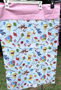 Winnie The Pooh Pillowcase Standard Balloons Eeyore Tigger Whimsical Homemade