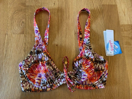 NWT Freya Inferno Bikini Swim Amber Size 28DDD Underwire Bra Top 3755 - Picture 1 of 6