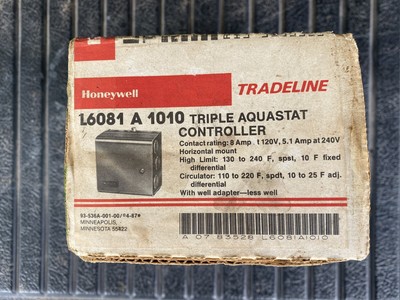 Honeywell Triple Aquastat Controller L6081 A1010 Model | eBay