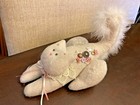 Cat TJ Collection Decorative Embellished Buttons Kitty Stuffed Plush Victorian! — photo 1