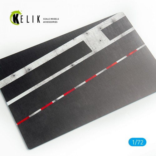 Porte-avions pont type Nimitz Base-Acrylique 3mm 280x180mm KeliK KS72006 1:72 - Photo 4/12