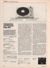 JVC - L-F71 Turntable - Full Original Test Report - 1982