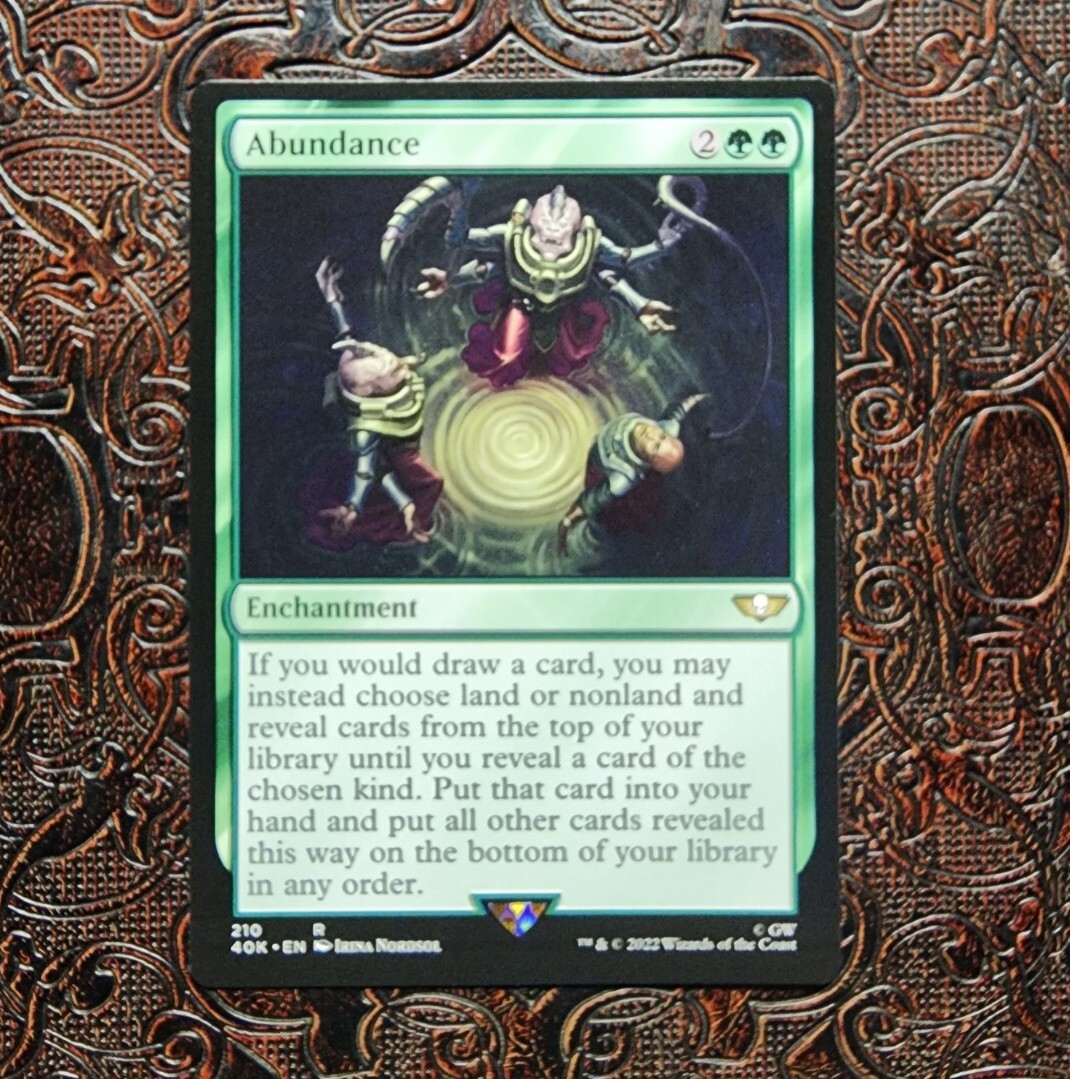 MTG | Abundance (210) | Warhammer 40,000 | Regular Rare NM-M