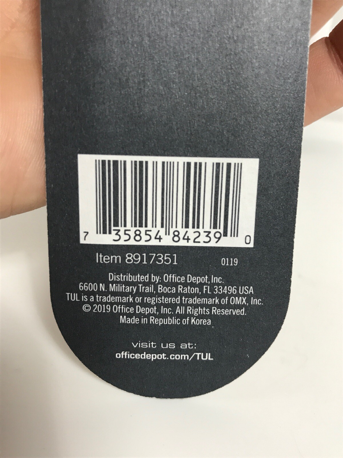 TUL Ballpoint Pen Refills, Medium Point 1.0 mm Black Ink 2 Pack Of 2