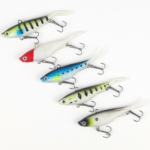 5er Set SHAD Twister Shads Gummifisch Soft Jerk Jig Bait Barsch Hecht Köder - Bild 5 von 7