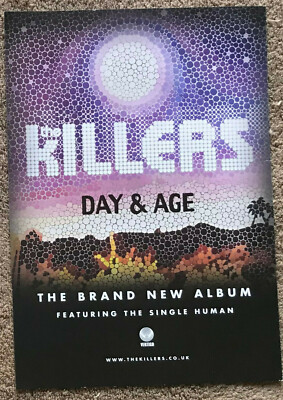 THE KILLERS - DAY & AGE 2009 Full page UK magazine ad 