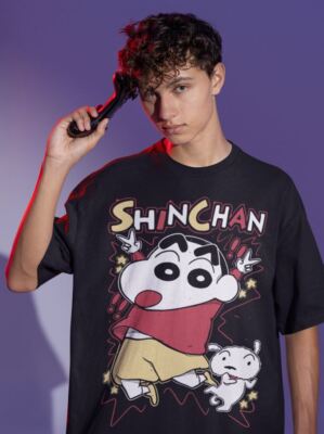 Crayon Shin Chan T-Shirt Shimamura Funny anime japan kawaii Gift