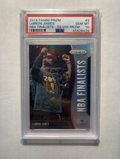 2019 Panini Prizm NBA Finalists Prizm Silver LeBron James #3 PSA 10 GEM MINT