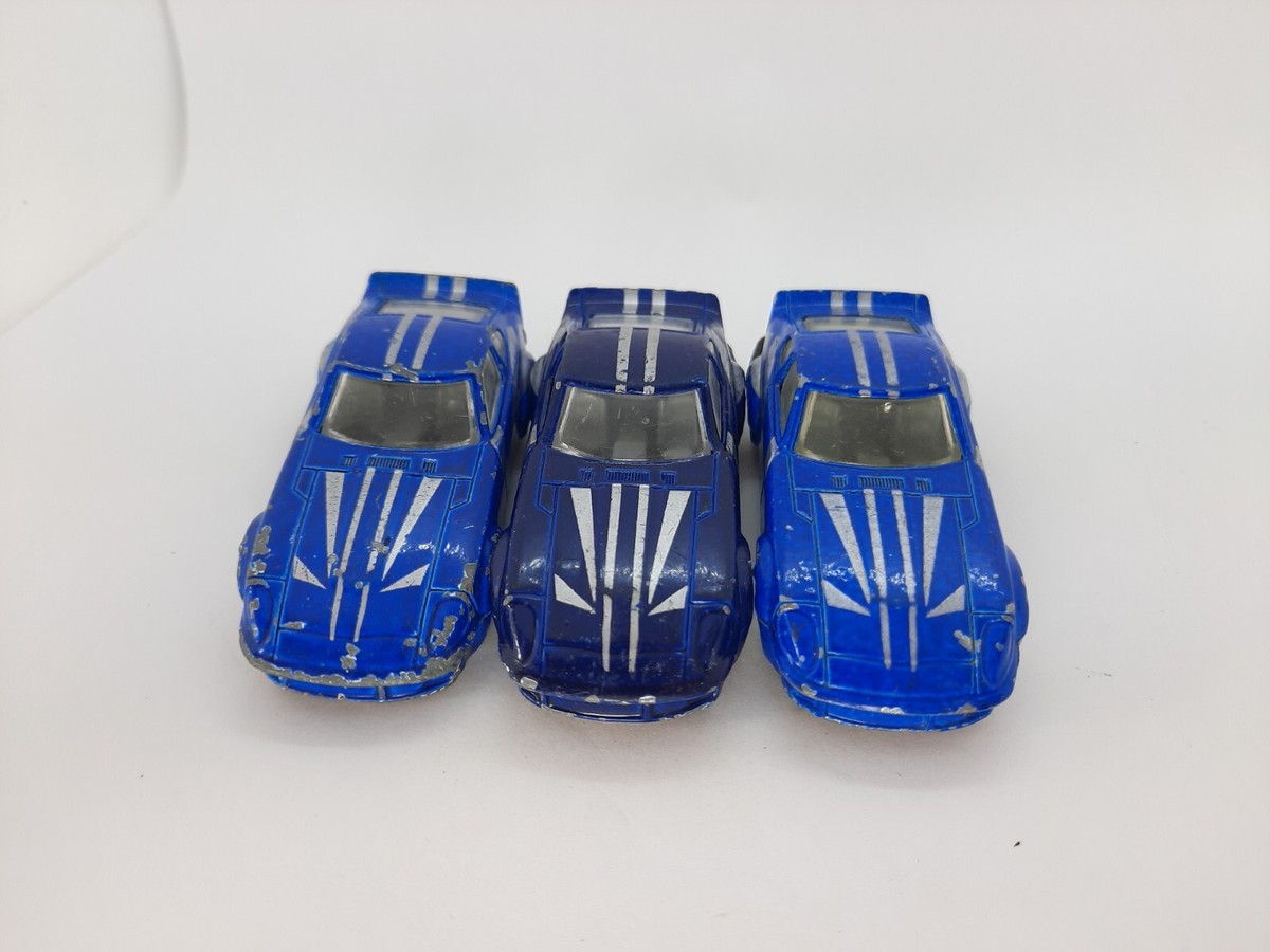 Vintage Blue w Silver Stripes ZEE ZYLMEX D75 DATSUN 260Z Lot Of 3