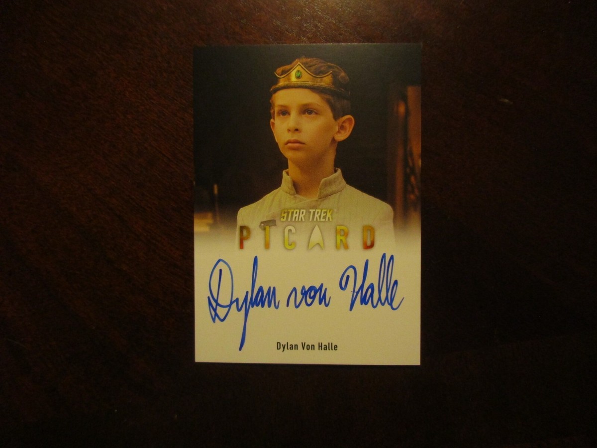 Star Trek Picard Season 2-3 DYLAN VON HALLE Full Bleed Autograph