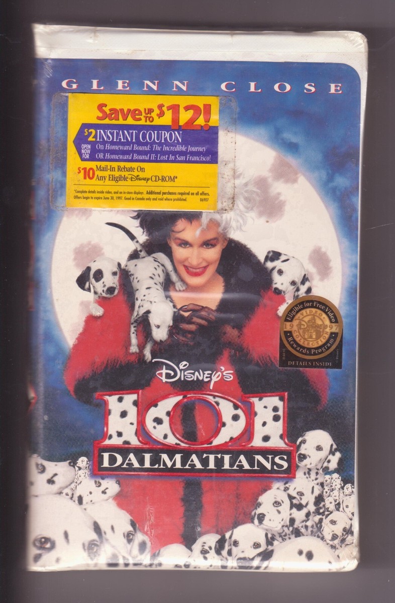 動作確認済 ジルジャン ディ in ニューヨーク VHS Disney's 101 DALMATIANS (1996) VHS ~Live Action/Glenn Close/Jeff