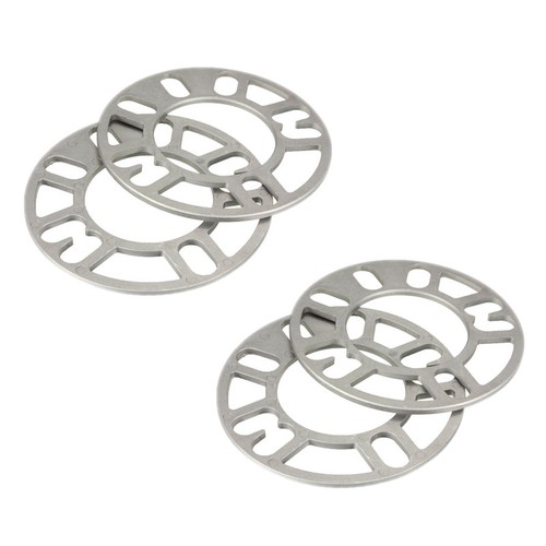 4PCS 5mm Alloy Aluminum Wheel Spacers Adaptor For Car Parts Shims Plate