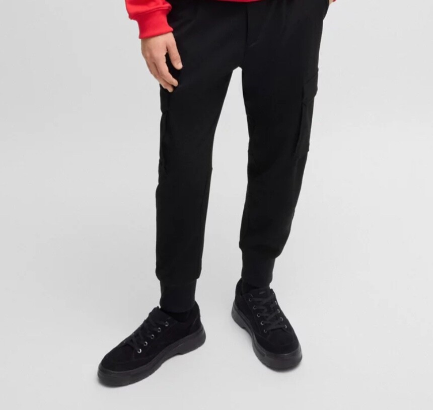 SAOLA SCARPE DERBY HUGO SCAMOSCIATE CON SUOLA EVA UK 7 NERE PREZZO AL PUBBLICO £189 ZA26