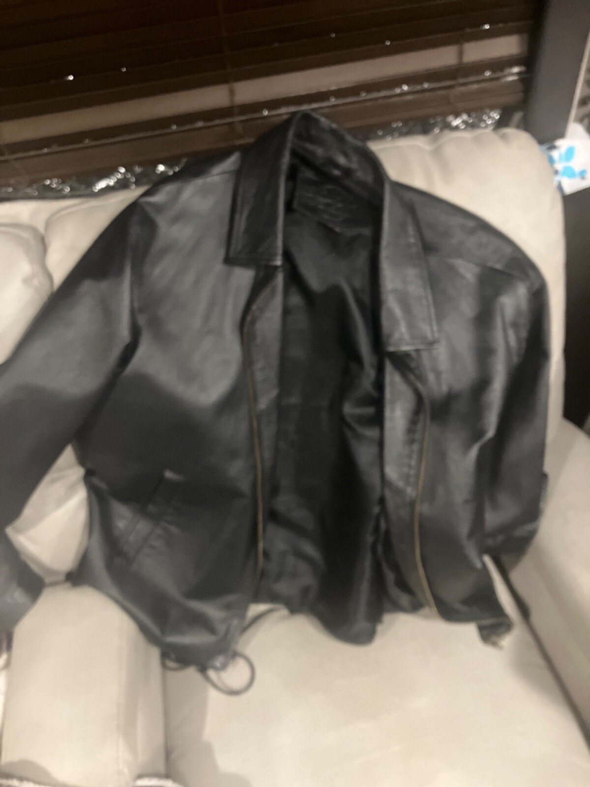 Vintage Rare Authentic Black Genuine Full Leather Jacket. Solo Semore.  1990s