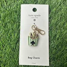 French Fries Kate Spade x Target French Fries Bag Charm Keychain Ace of Spades