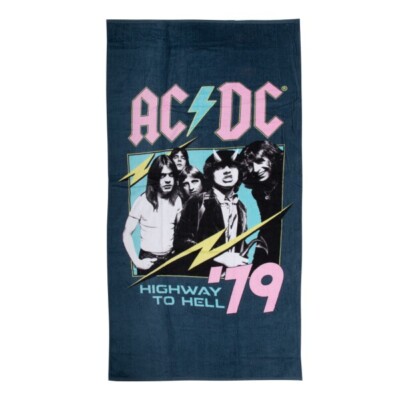 AC/DC Highway To Hell Beach Towel 34'' X 64''