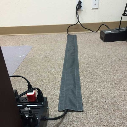 LTG Cable Wire Double Hook protector Manager For Looped Carpet 1.4 Meter x 2.7" - Picture 6 of 6