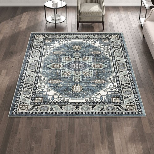 Large Area Rugs 8x10 9x12 Machine Washable Carpet Floor Rug 5x7 Carpets 6x9 Mat - Picture 8 of 21