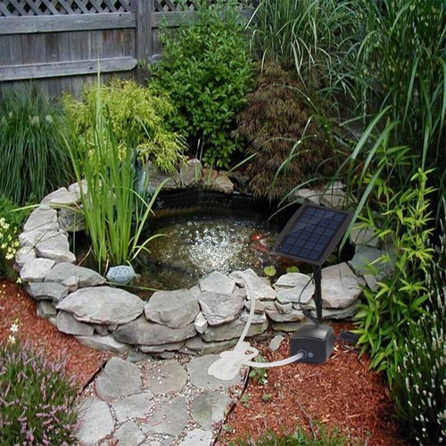 Solar Powered Oxygenator Aerator Air Pump Outdoor Pond Fish Tank Oxygen Pump Kit - Picture 8 of 48