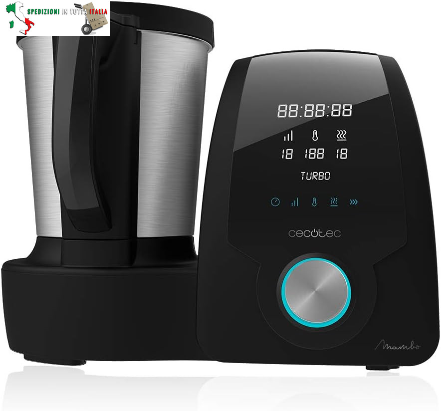 Robot da cucina multifunzione Mambo 6090. 1700 W, 23 funzioni, caraffa con capac