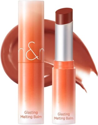 rom&nd Beauty Glasting Melting Balm 15 Pecan Brew Korean K Beauty Warm Color Tin