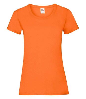 Fruit of the Loom T-Shirt Damen Valueweight Shirts Lady Fit XS S M L XL XXL Neu
