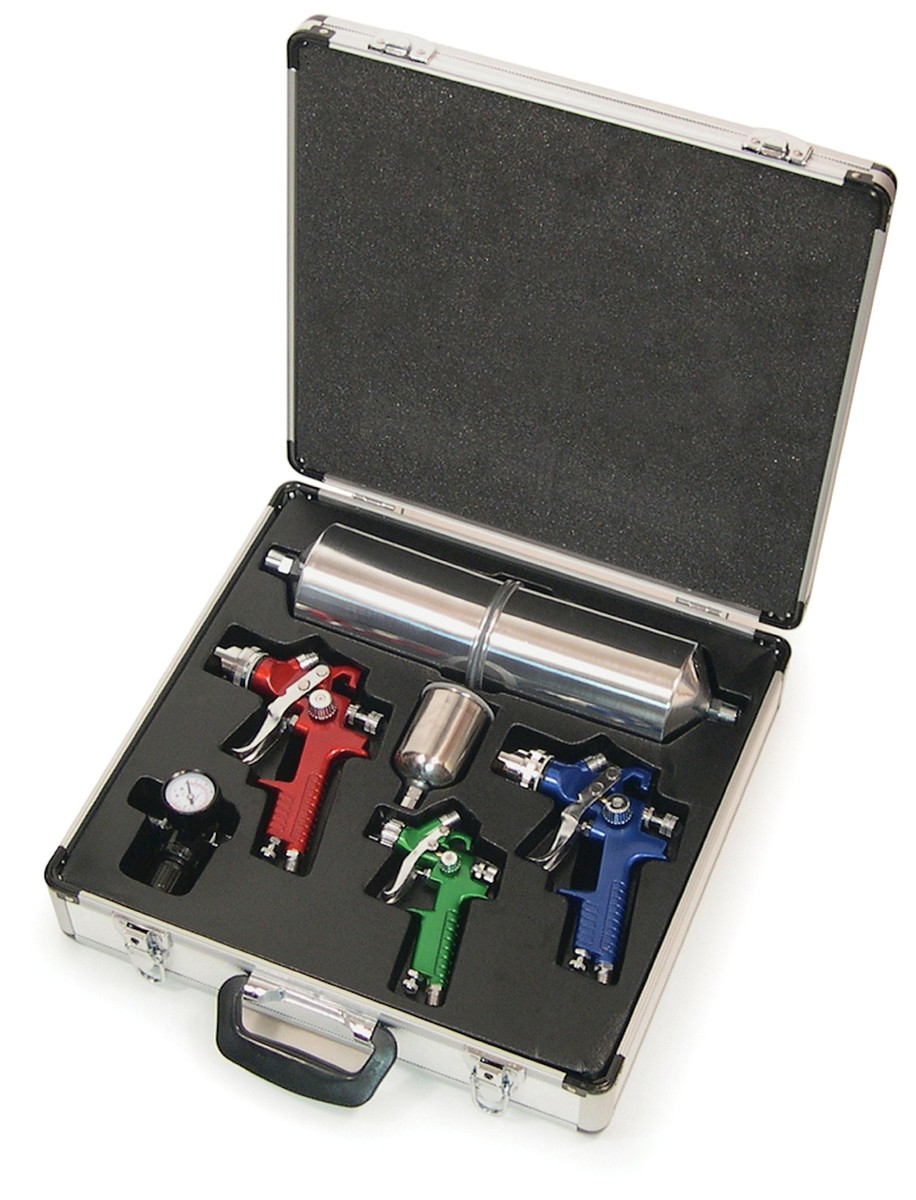 Titan Tools 4 pc. HVLP Triple Setup Spray Gun Kit (19221) | eBay