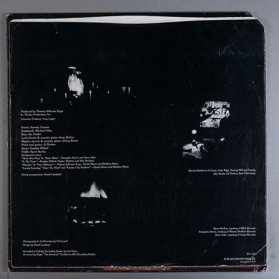 GENE CLARK Two Sides To Every Story 1977 LP Vinyl Record Album:EX/VG+ RS-1-3011 - Image 4 of 4