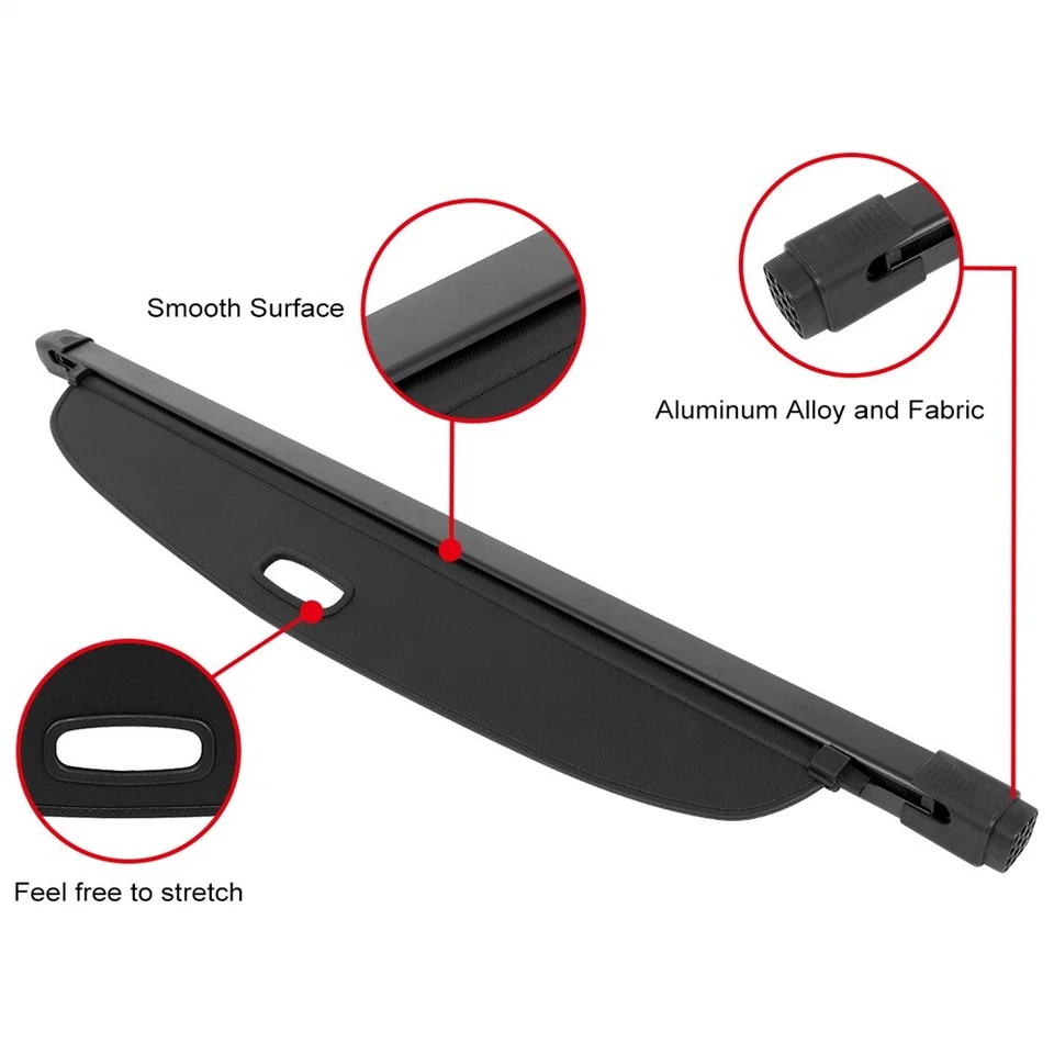 Retractable Rear Cargo Cover Security Trunk Shade For 2023-25 Kia Sportage 2.5L - Изображение 3 из 4