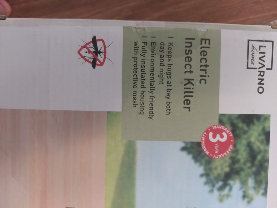 Livarno Home Electric Insect Killer, Uk Power Plug, Low Energy