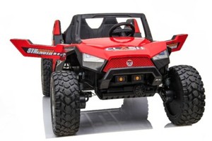 Kinder Elektro Auto Buggy 4x4 Offroad 6 Rot 2 Sitzer Eva Leder Neu Ovp Ebay