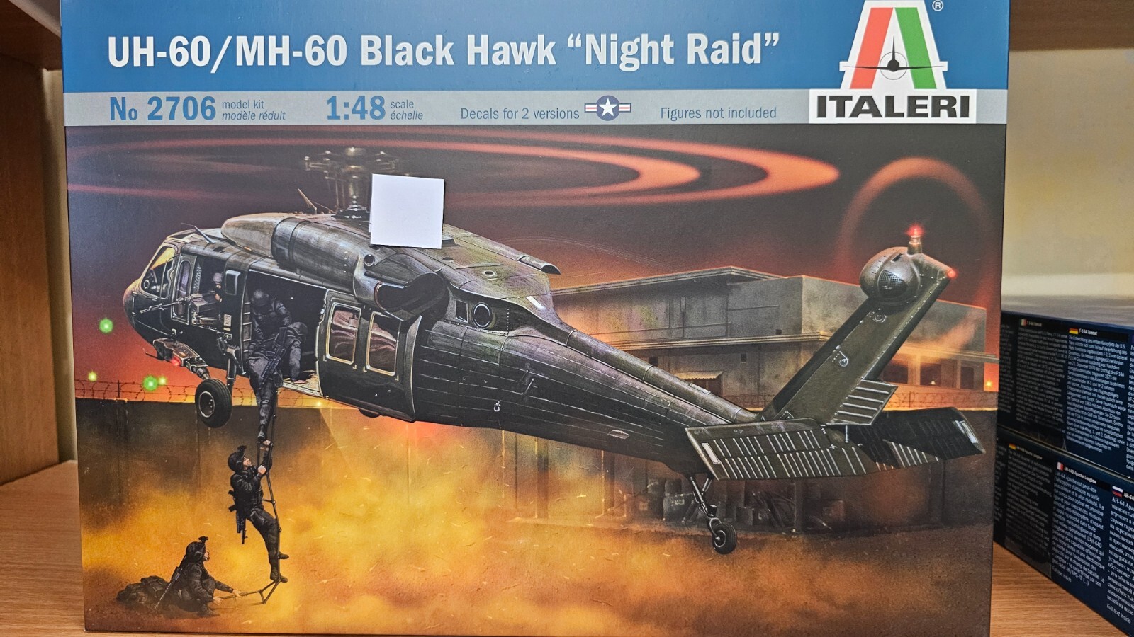 2706 Italeri 1:48 Scale UH-60/MH-60 Black Hawk Night Raid