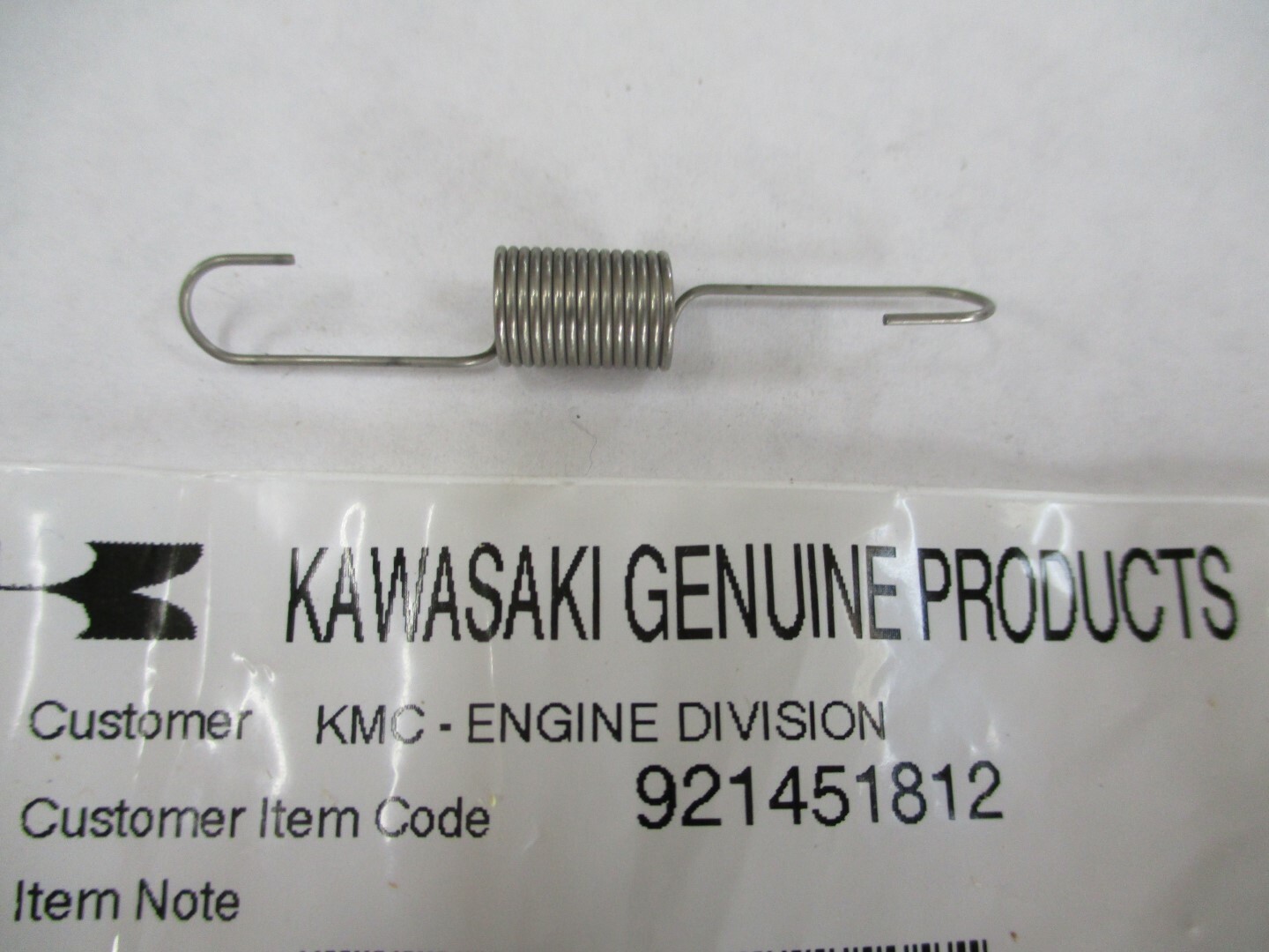 Genuine Kawasaki 921451812 Carburetor Choke Spring FR651S FR691V FR730V eBay