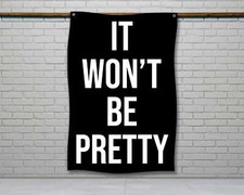 Motivational Gym Flag - Home Gym Wall Decor Banner