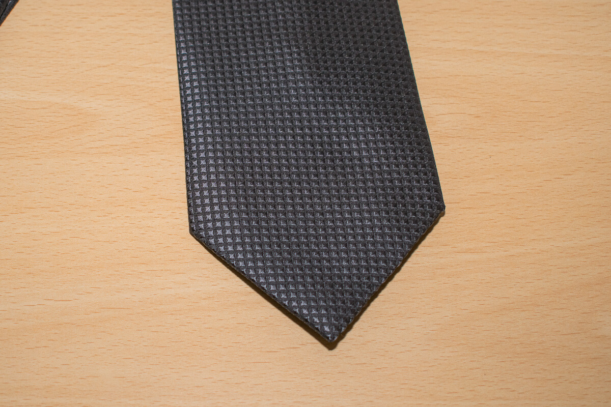 CRAVATTA CHECKS uomo 100% seta Made in Italy handmade plaid marrone arancione EUR 29,00