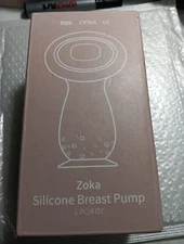 Zoka Silicone Breast Pump, Gen 1 , 4oz 100ml  1pc BPA Free NIP FREE SHIPPING B17