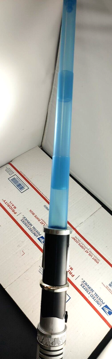 Disney Star Wars Mickey Mouse Jedi Blue Retractable Lightsaber
